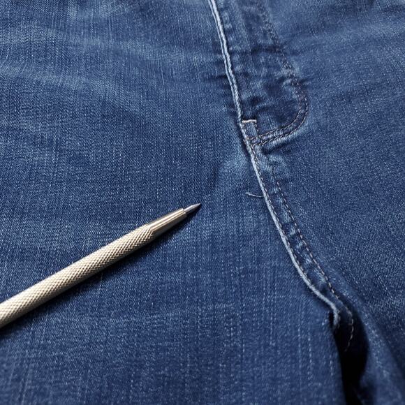 NYDJ Marilyn Jeans Women 14 Blue Straight Leg Lift x Tuck Technology Sustainable - Picture 13 of 13